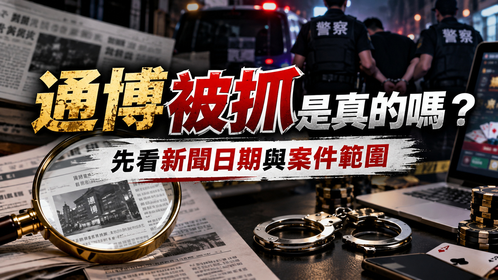通博被抓是真的嗎？先看新聞日期與案件範圍