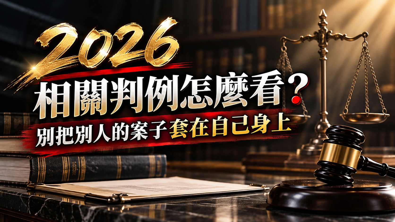 2026相關判例怎麼看？別把別人的案子套在自己身上